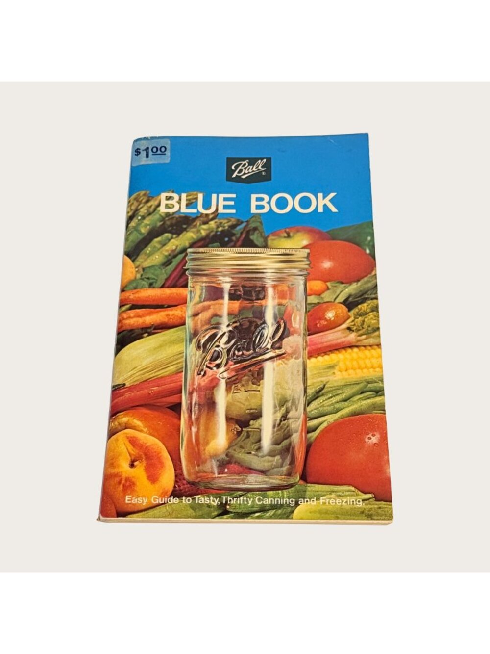 Vintage Ball Blue Book Guide To Canning & Freezing Cookbook Food Preservation